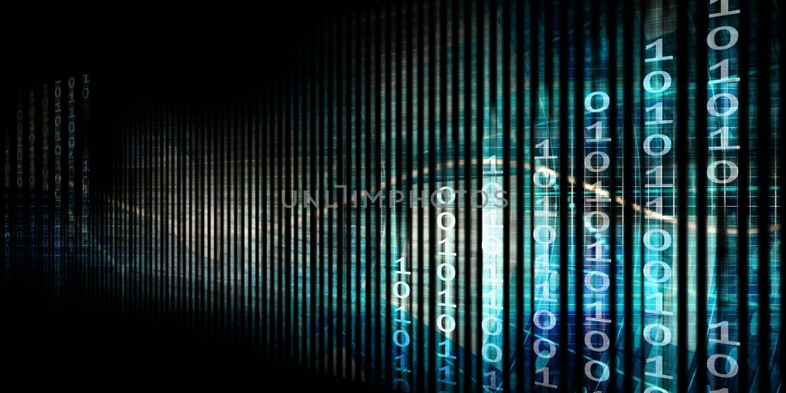 Digital Economy Abstract Business Concept as Art