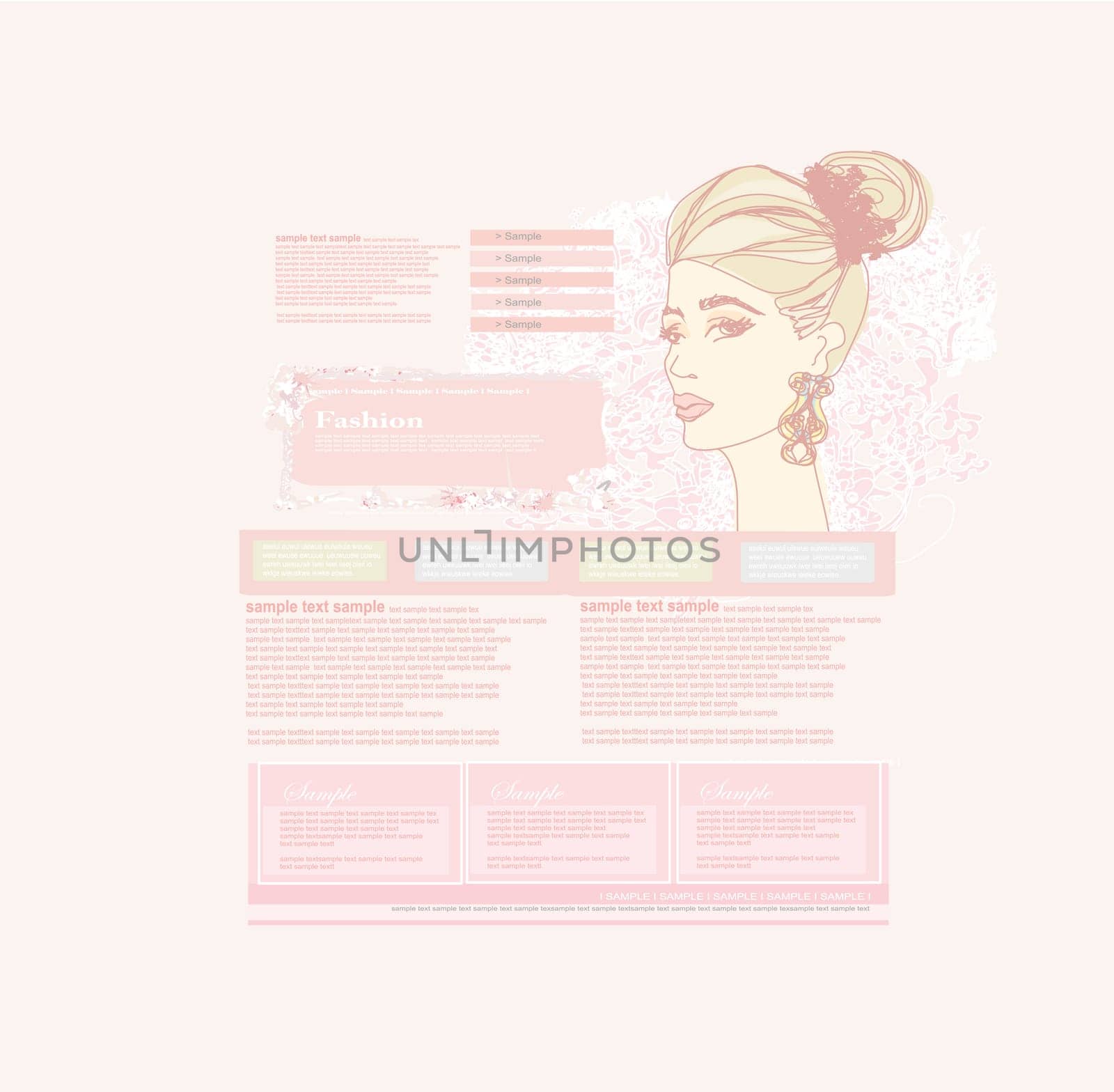 Fashion shopping Website template