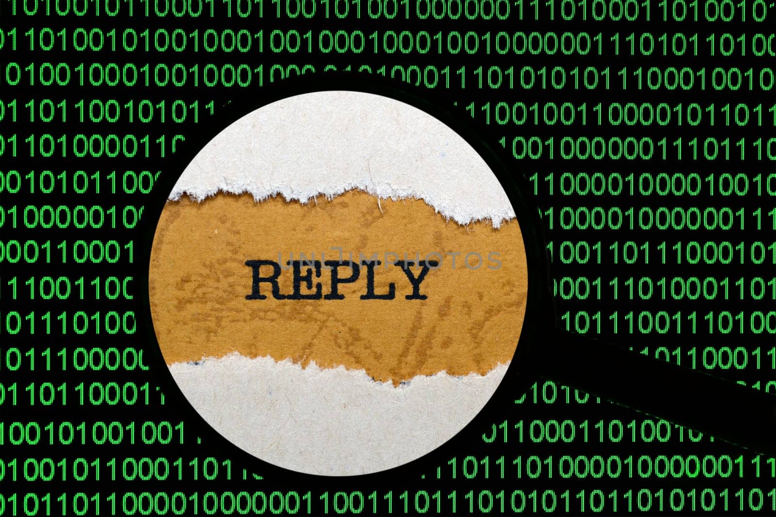 Search for online reply