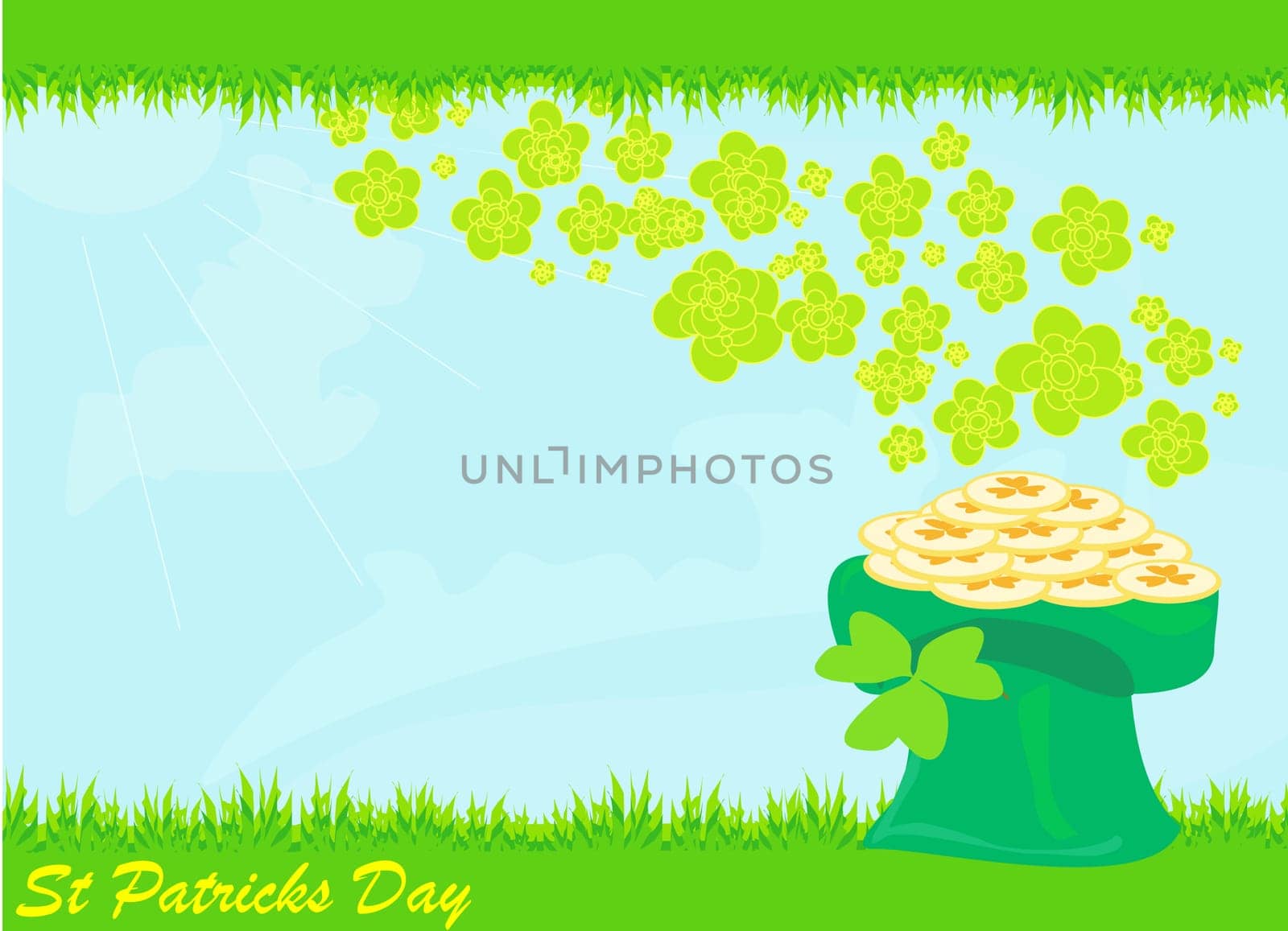 llustration of Saint Patrick s Day