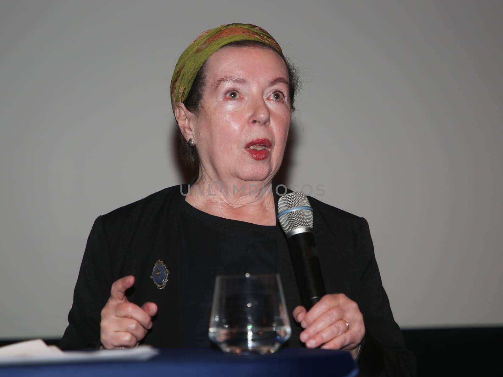 Film and theater actress Simone von Zglinicki at an event in the Moritzhof in Magdeburg on June 1st, 2022