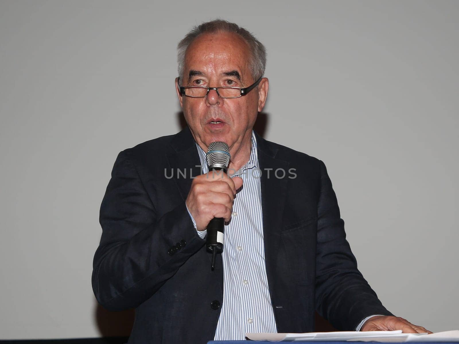 Berlin cultural scientist Paul Werner Wagner at an event in the Moritzhof in Magdeburg on June 1st, 2022