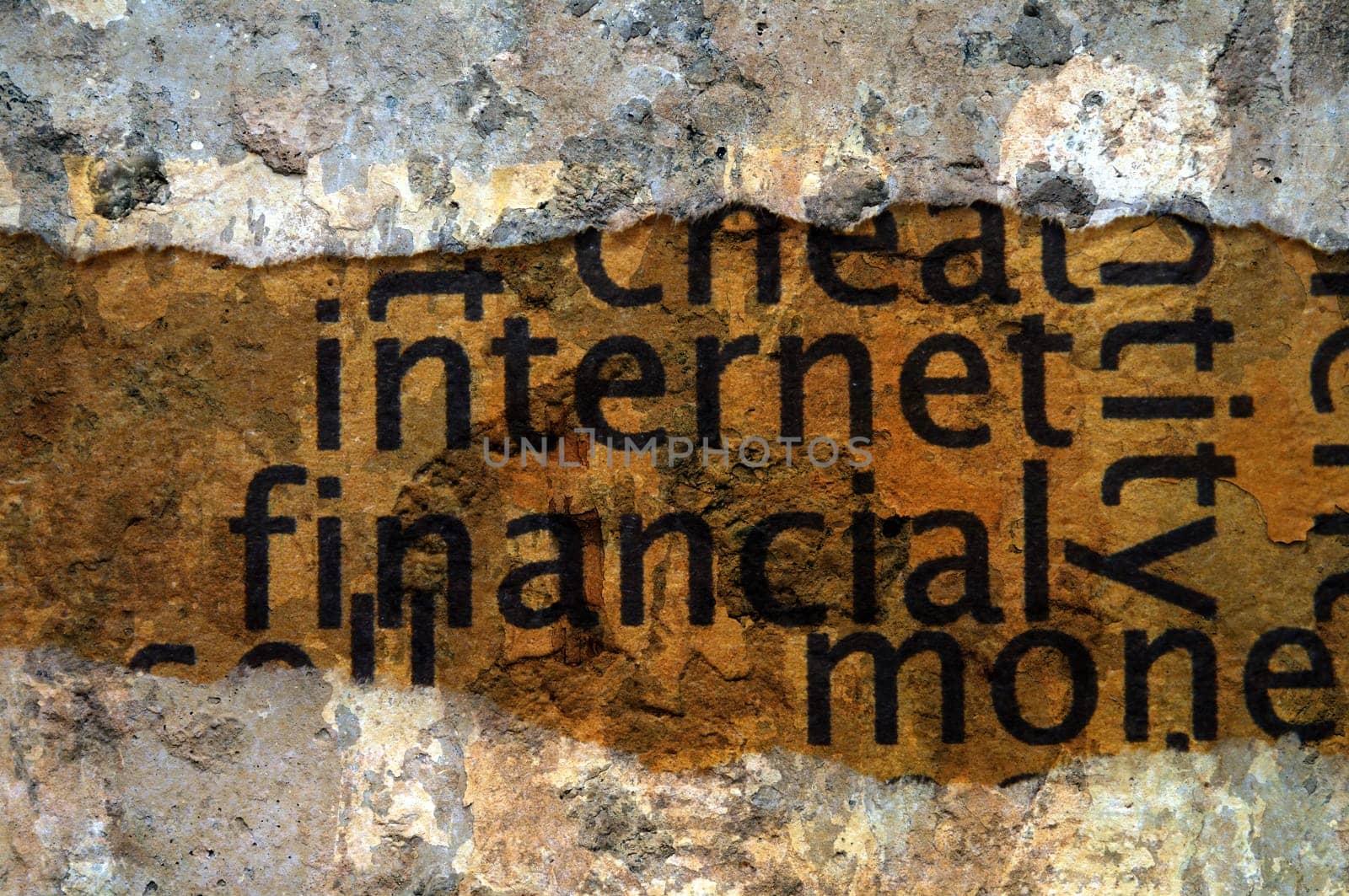 Internet financial concept