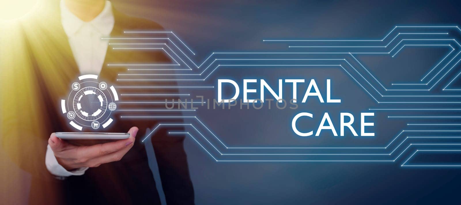 Sign displaying Dental Care, Business idea maintenance of healthy teeth or to keep it clean for future -47112