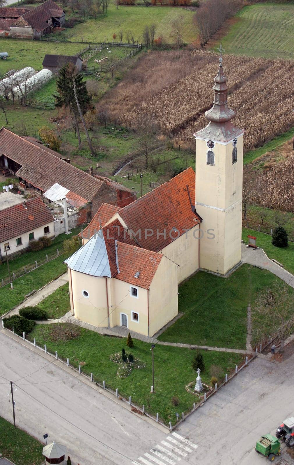 Parish Church of the Visitation of the Virgin Mary in Cirkvena, Croatia