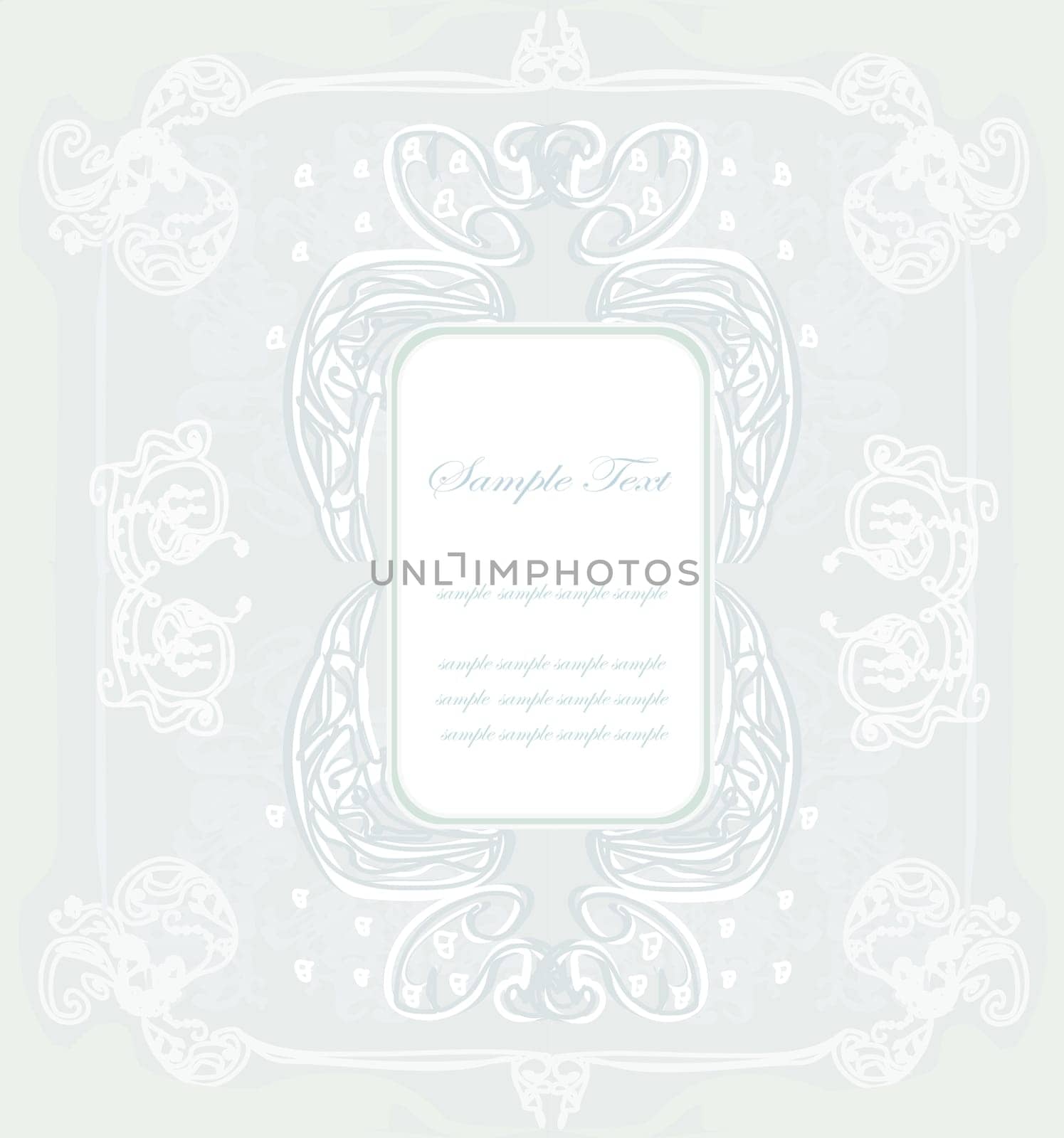 invitation vintage card