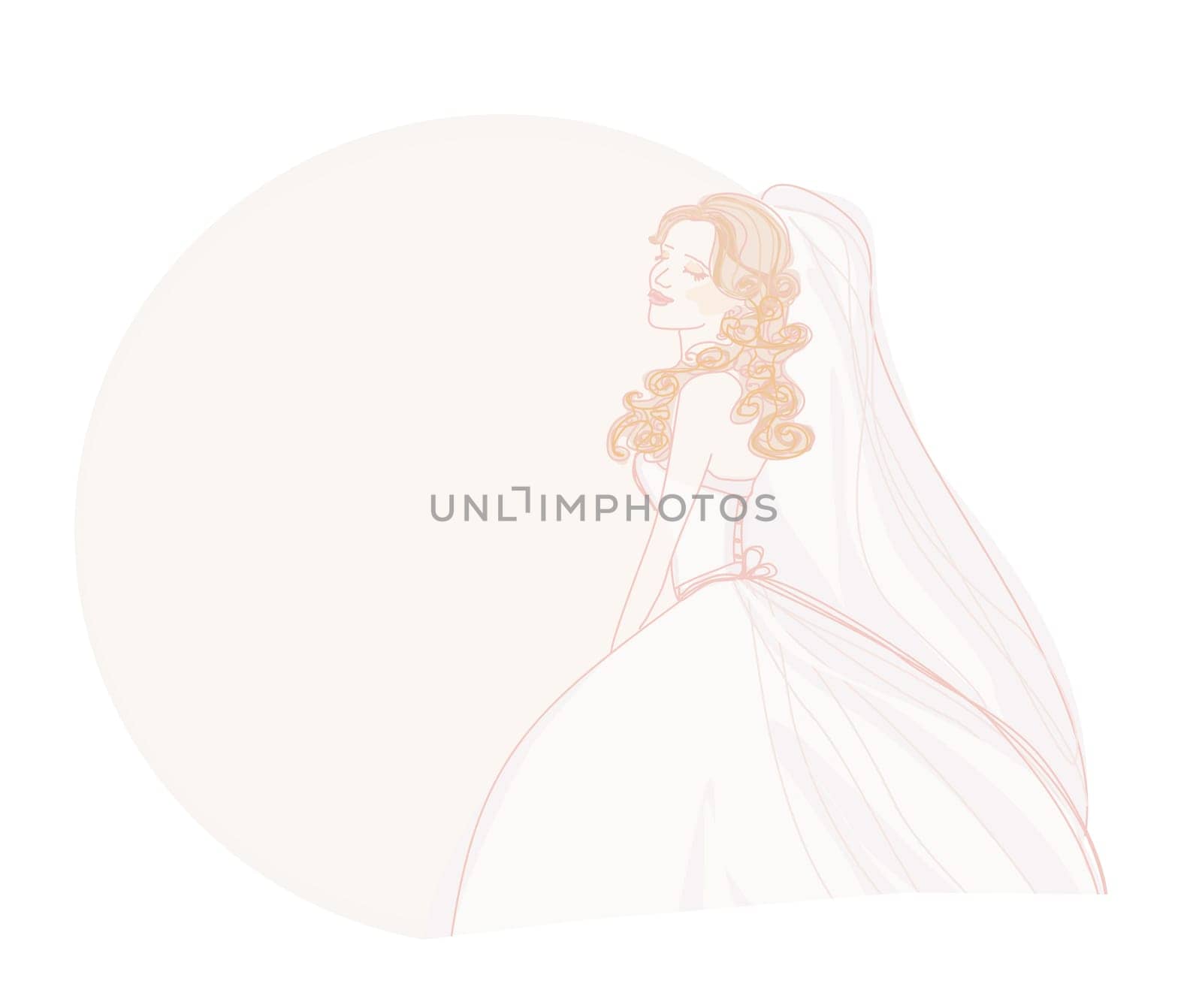 Beautiful bride card