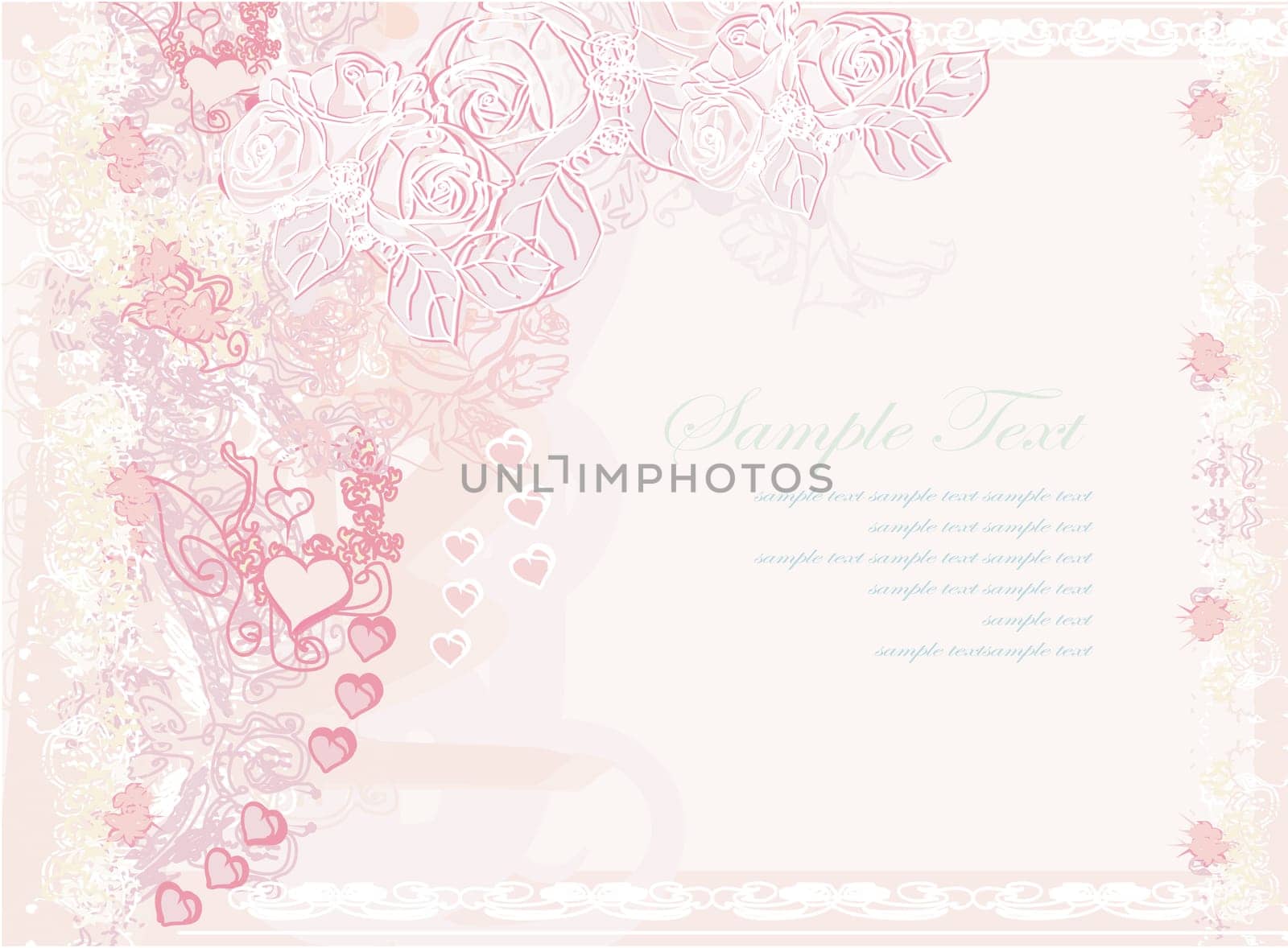 floral invitation card