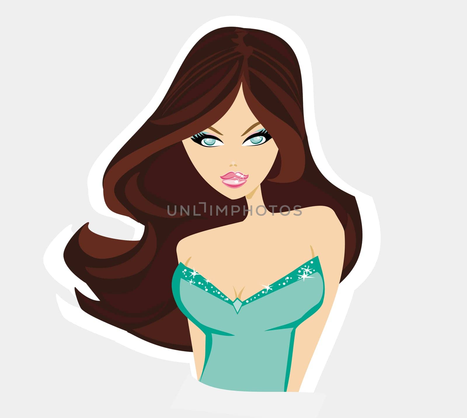 glamour young girl
