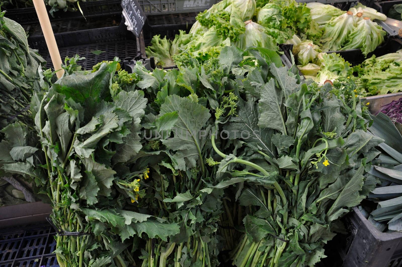 Vegetables in a Portuguese market