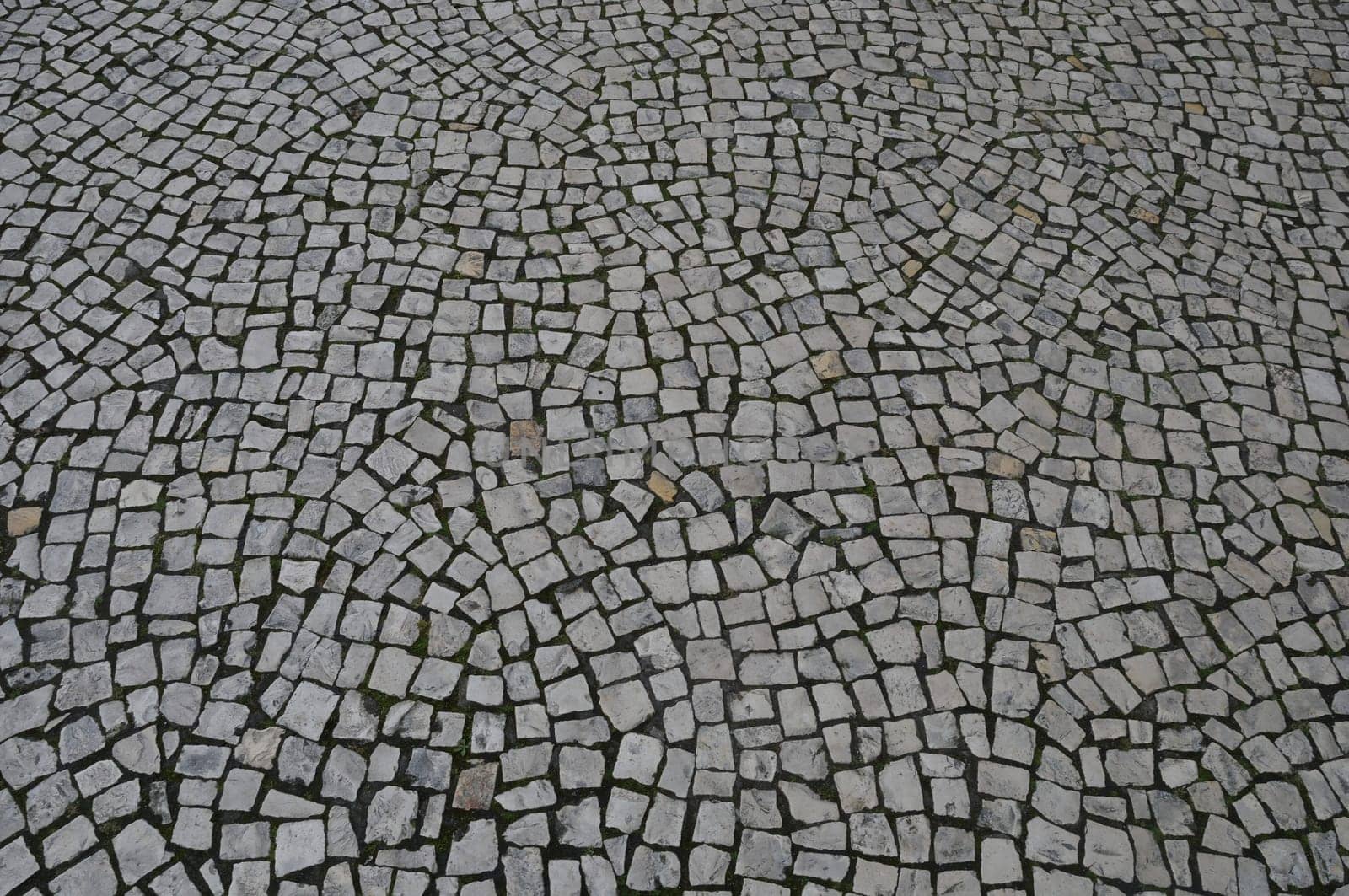 paving stones in town in Portugal
