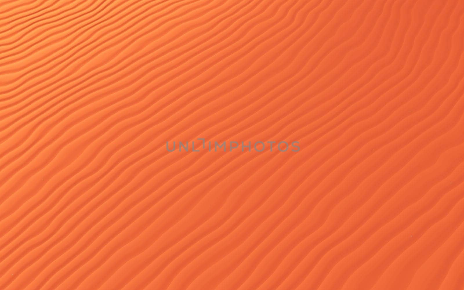 Computer generated 3D illustration with wave pattern in desert sand