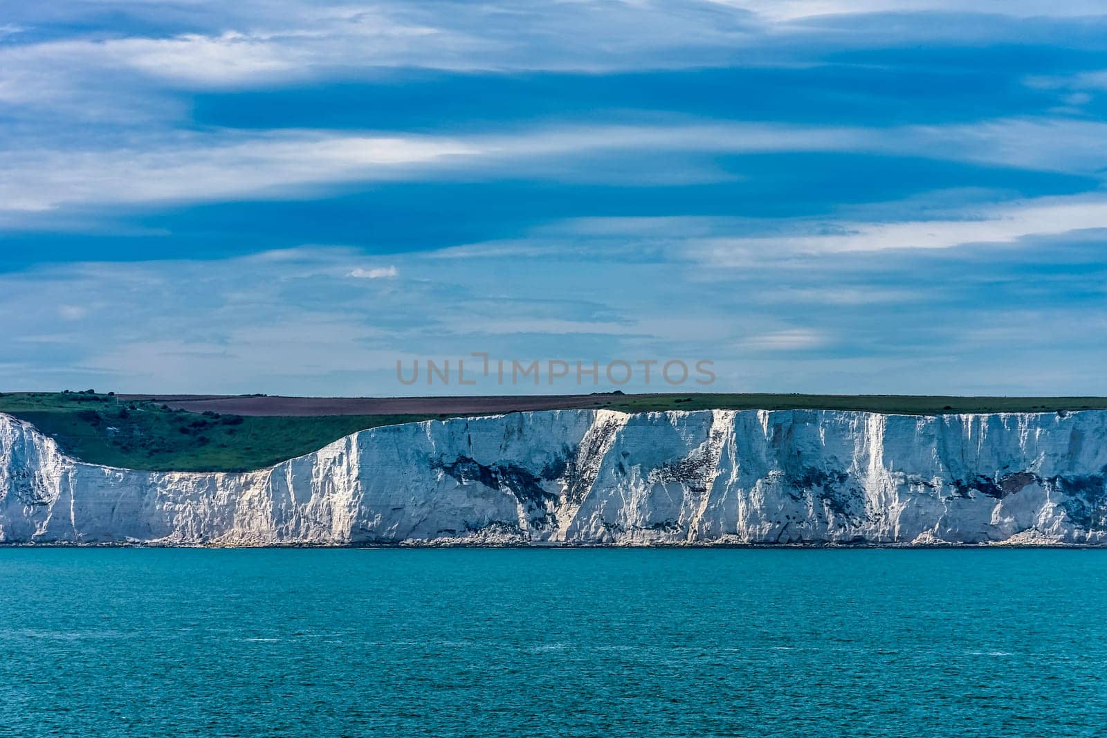 White cliffs of England in Dover, United Kingdom