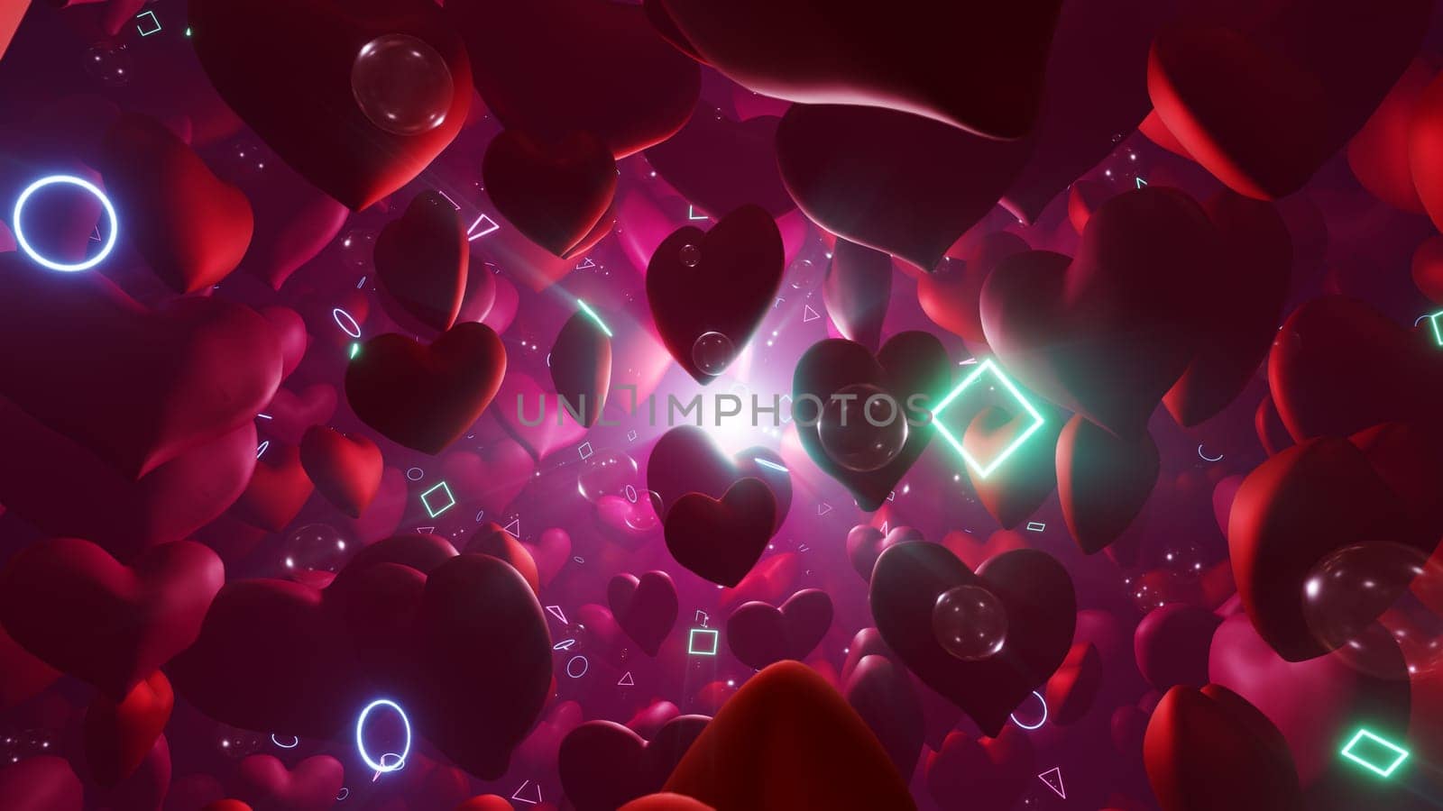 3D illustration Background for advertising and wallpaper in wedding and celebrate scene. 3D rendering in decorative concept.