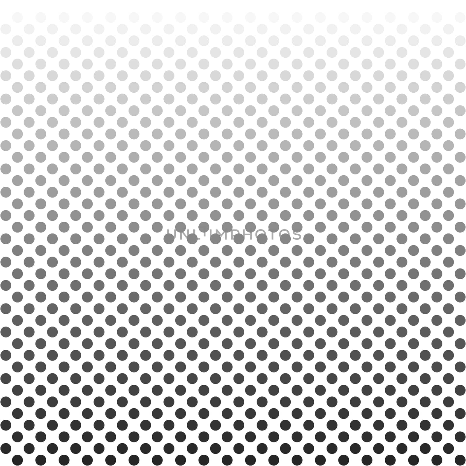 Presentation banner template with grey dots on white background with color transition