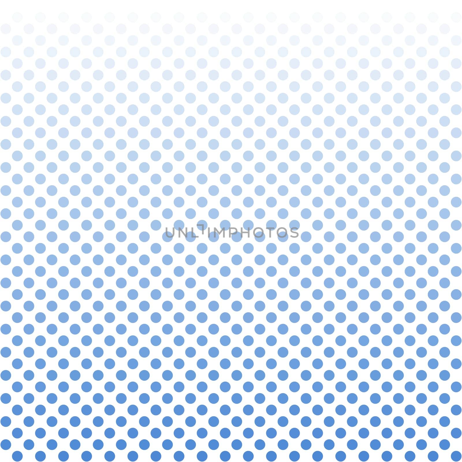 Presentation banner template with blue dots on white background with color transition