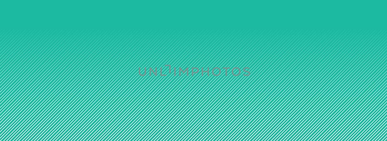 Green blue Banner with gradient diagonal stripes