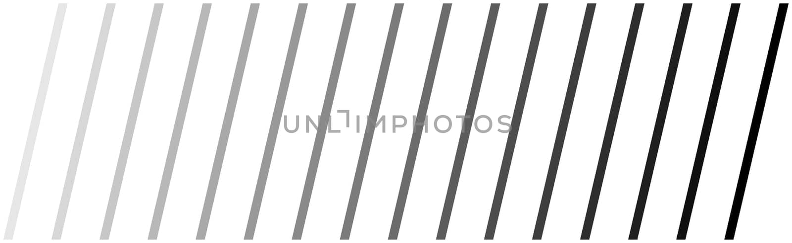 Simple diagonal stripes background with gradient black grey and white color