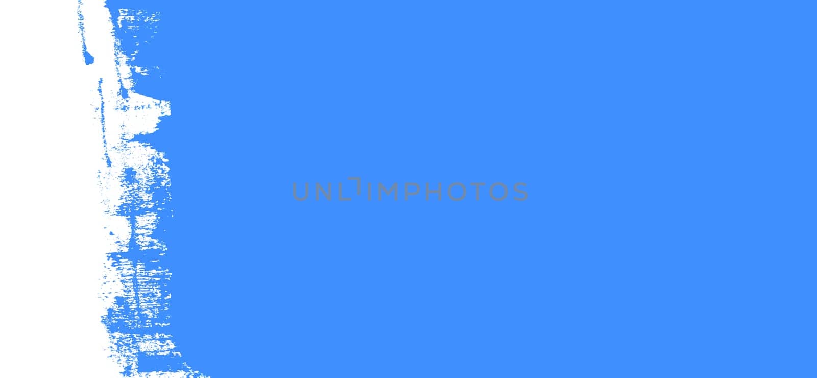 Blue banner with hand painted grunge edge
