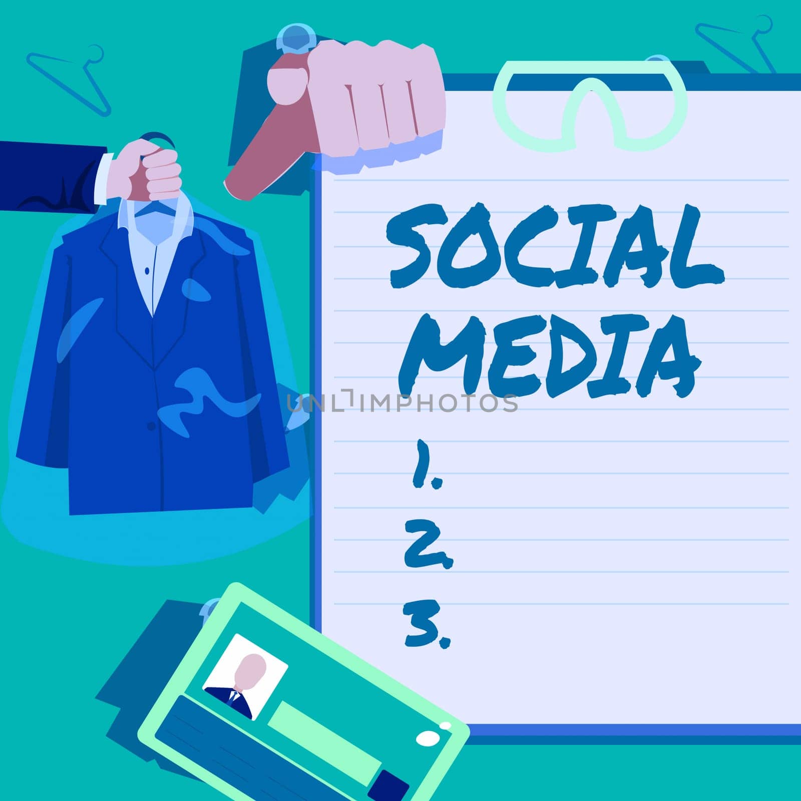 Sign displaying Social Media, Business showcase Online communication channel Networking Microblogging Hands Holding Uniform Showing New Open Career Opportunities.