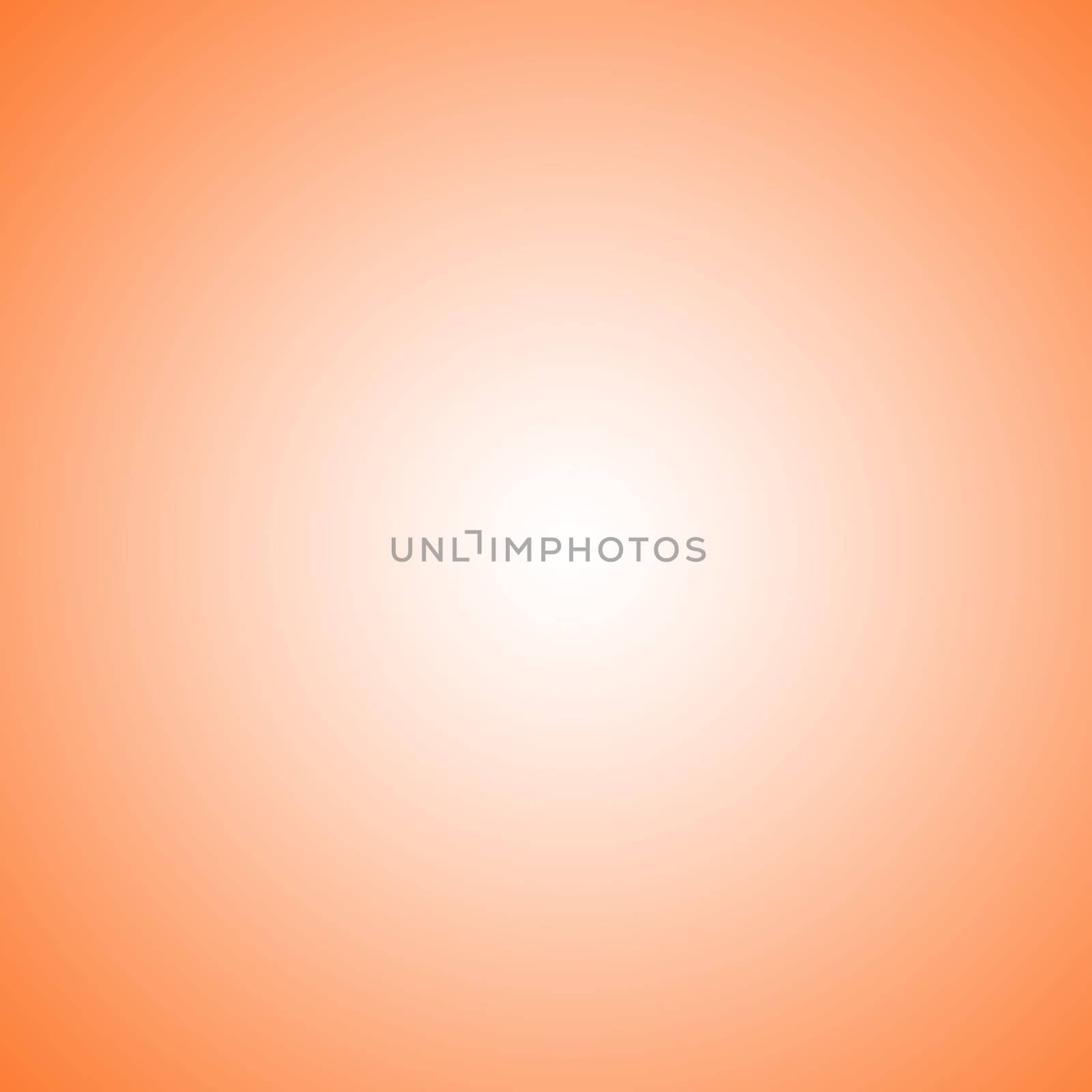 orange gradient on the light spot from white
