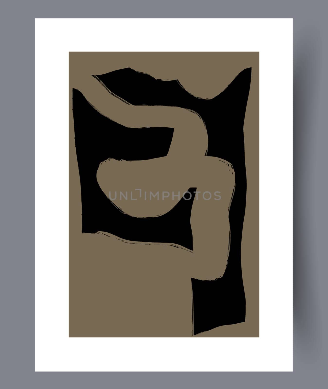Abstract modern printable art wall posters. Bundle of abstractionism creative banners and artworks for print. Vector illustration.