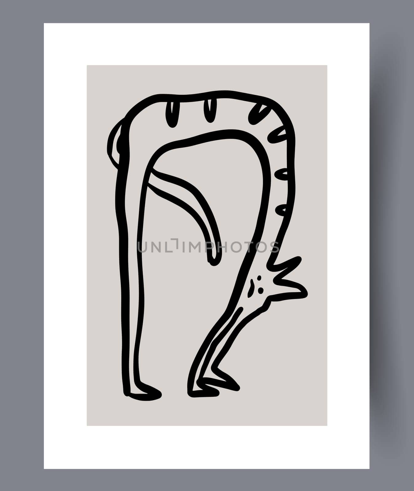Abstract modern printable art wall posters. Bundle of abstractionism creative banners and artworks for print. Vector illustration.