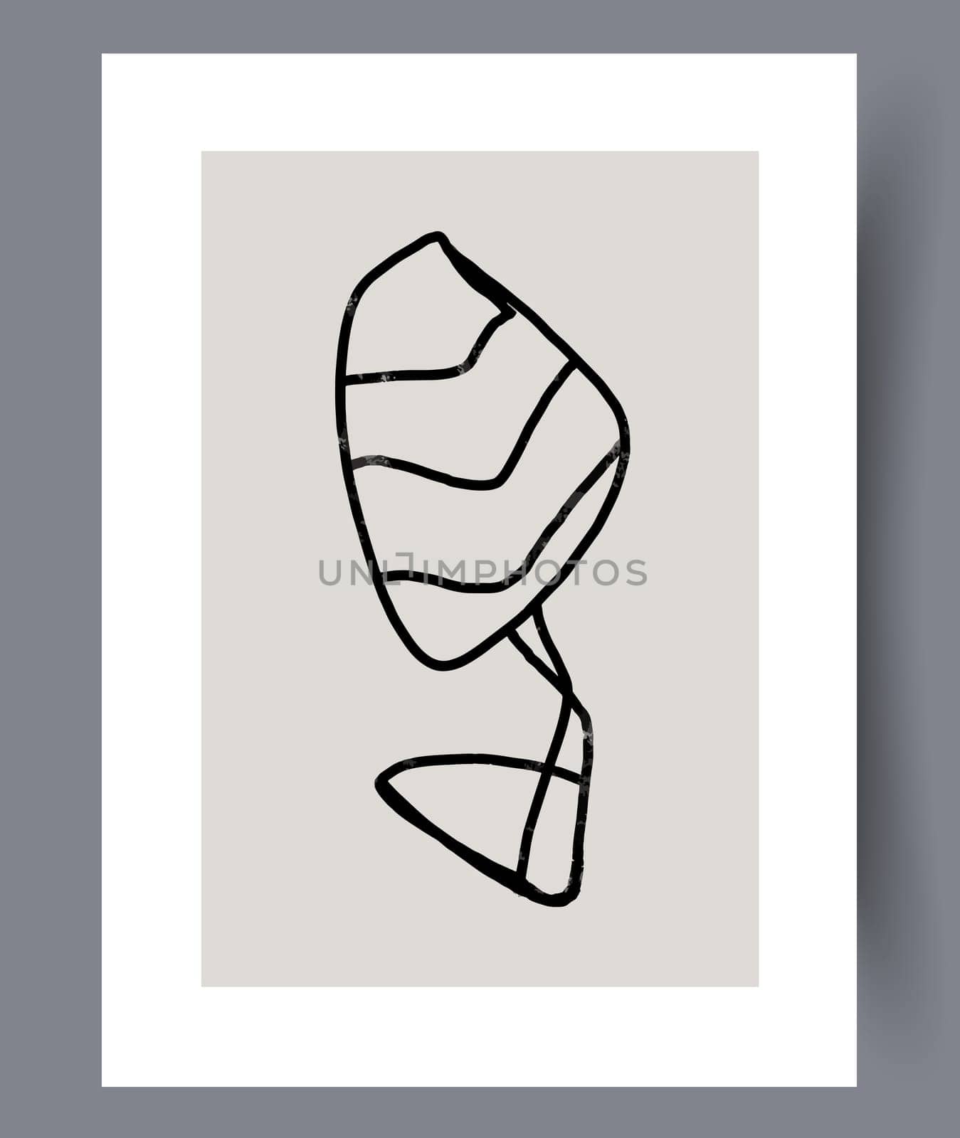 Abstract modern printable art wall posters. Bundle of abstractionism creative banners and artworks for print. Vector illustration.