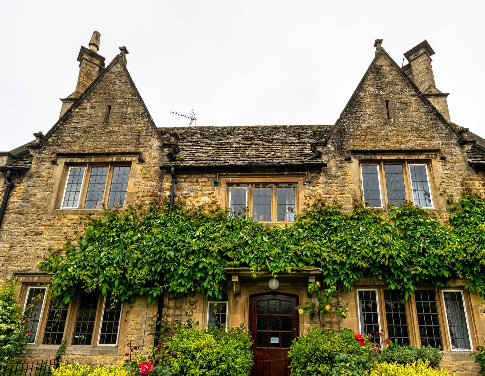 Vintage architecture of Cotswolds area - Bourton-on-the-Water, Gloucestershire, United Kingdom