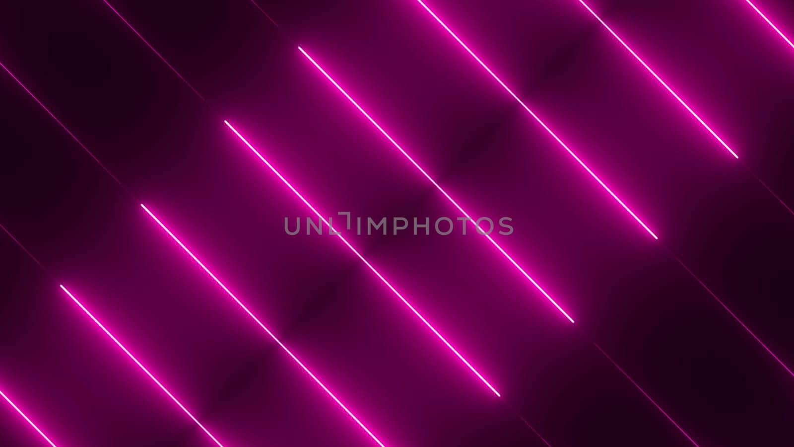 Neon lights motion. Computer generated 3d render