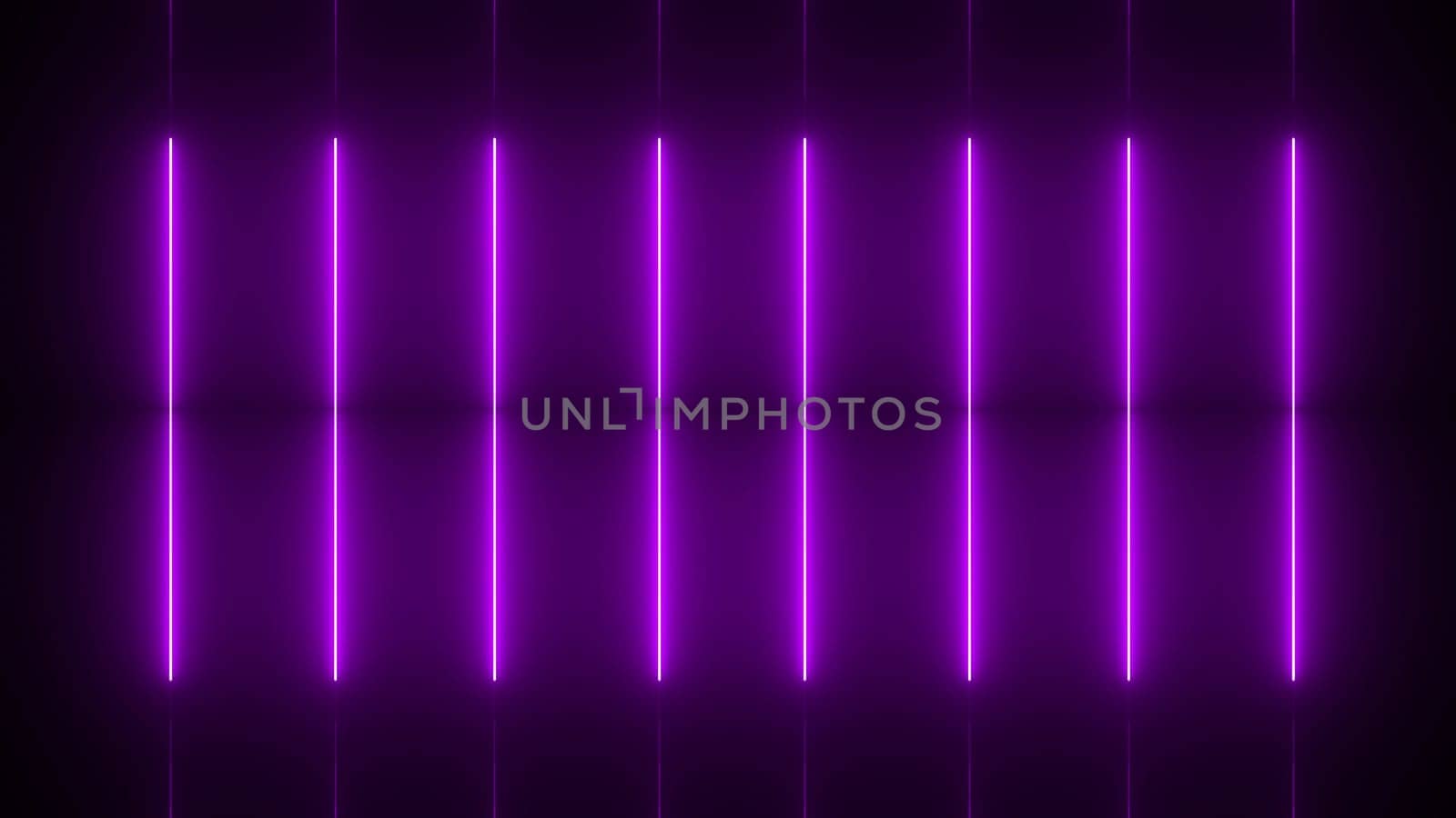 Neon lights motion. Computer generated 3d render