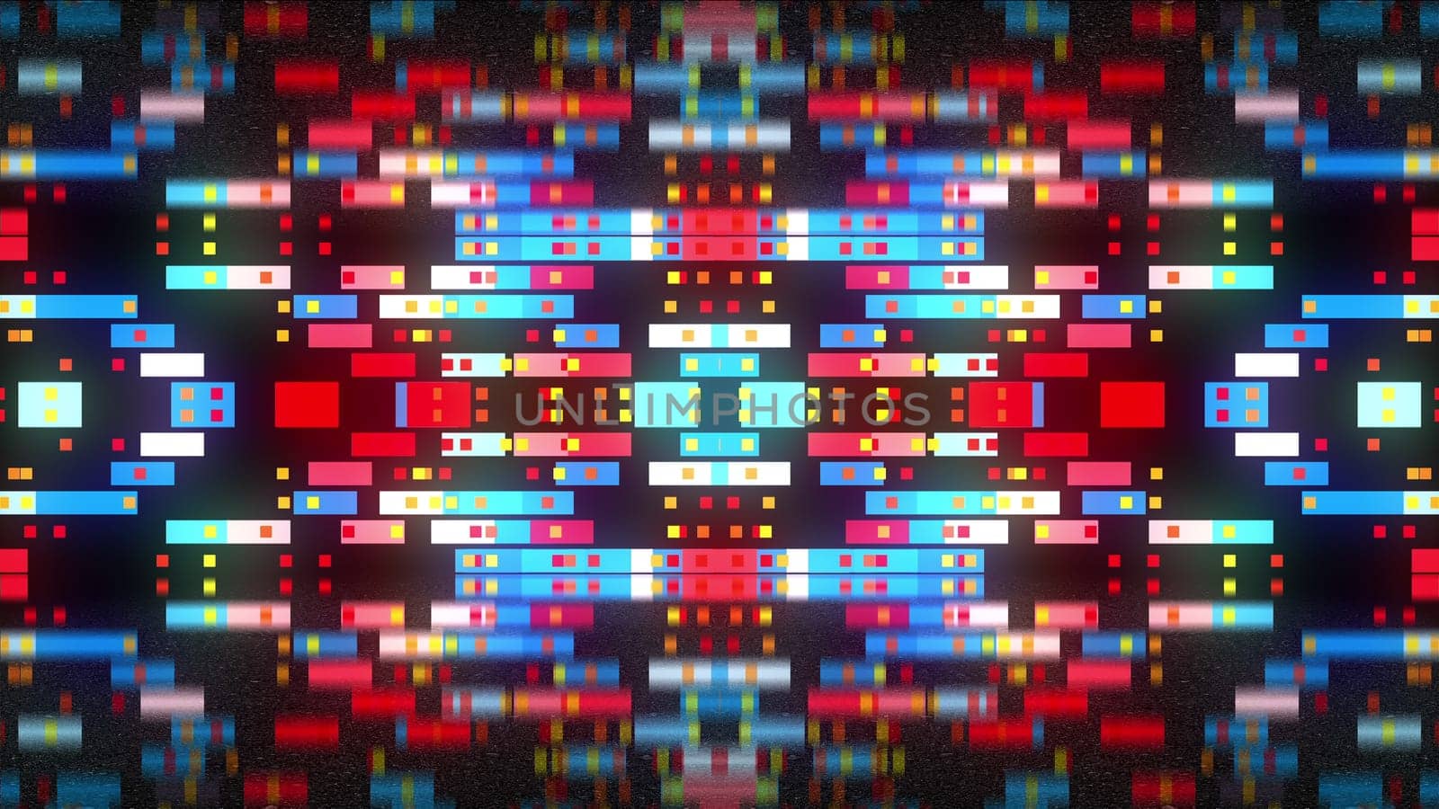 Technology abstract background with squares. Computer generated 3d render