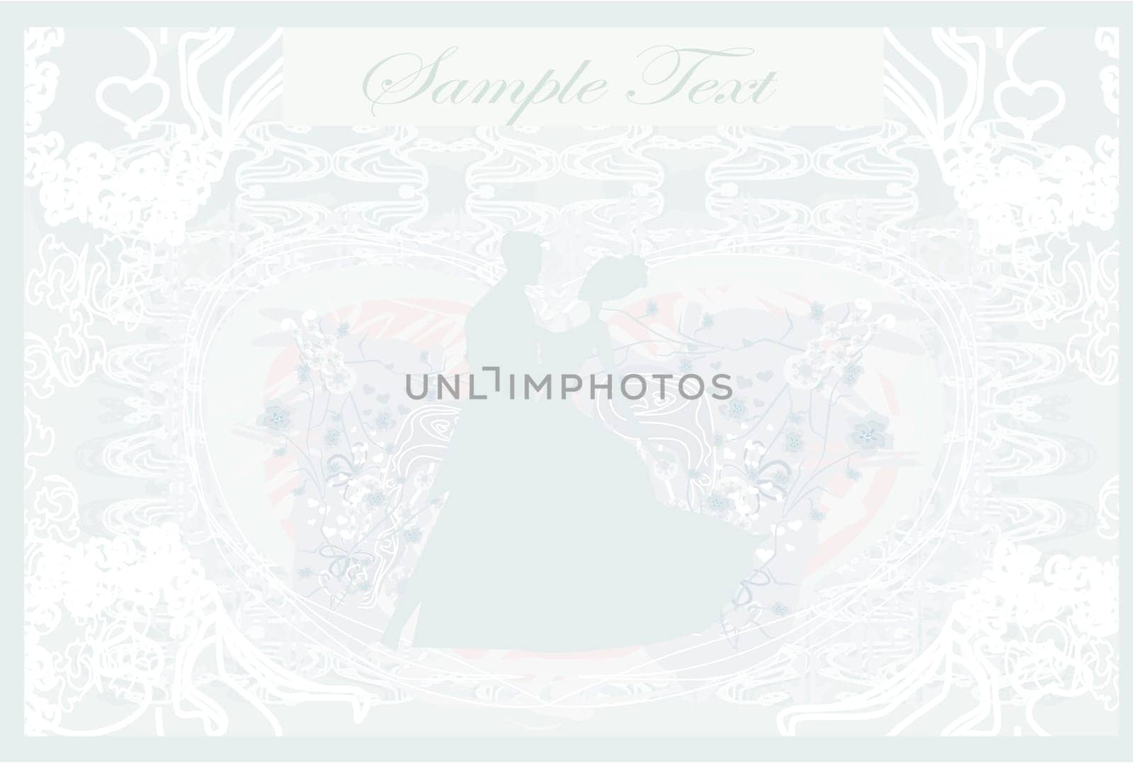 Ballroom dancers - invitation