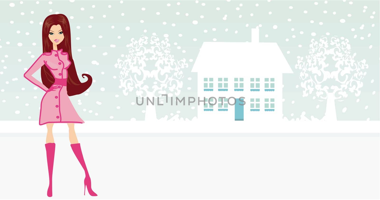 fashion winter girl