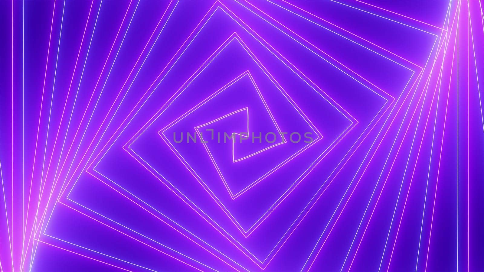 Spiral neon. Computer generated 3d render