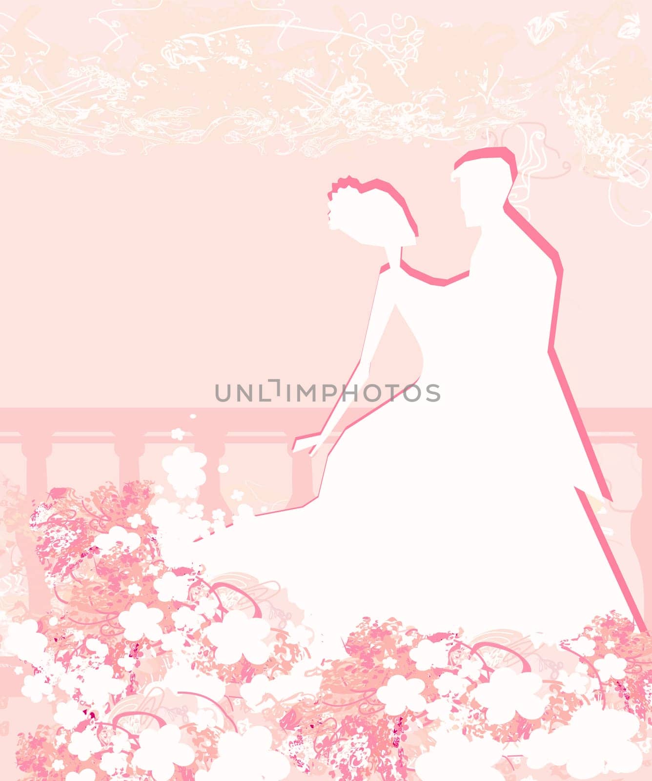 Ballroom dancers - invitation