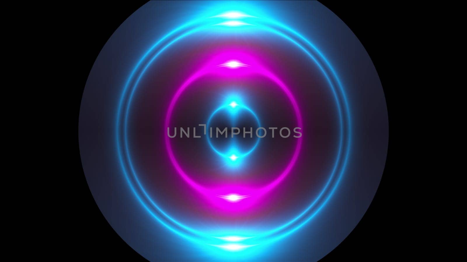 Abstract pulsating background. Computer generated 3d render