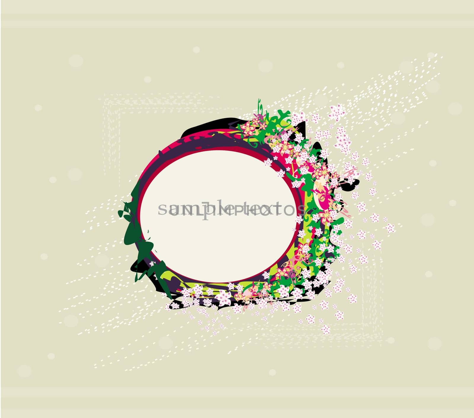 abstract frame with space for your text