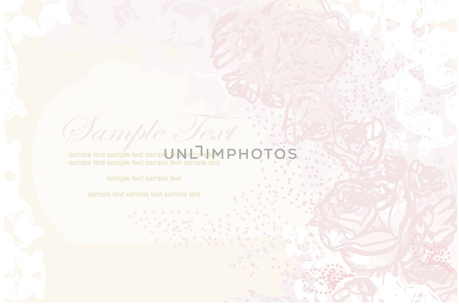 floral invitation card