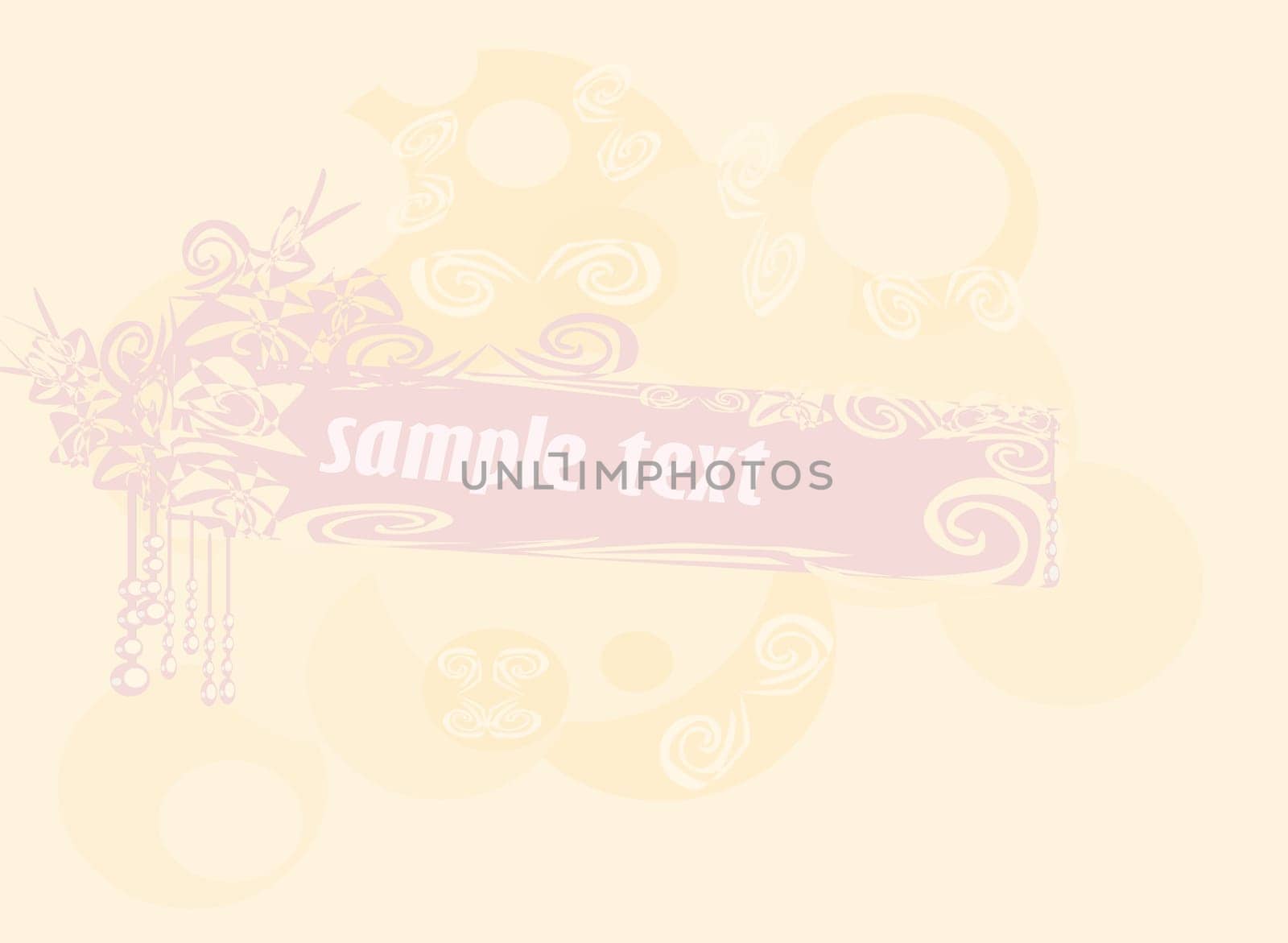 abstract invitation card