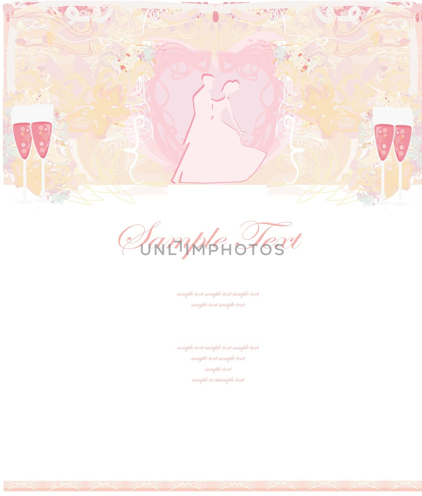 Ballroom dancers - invitation