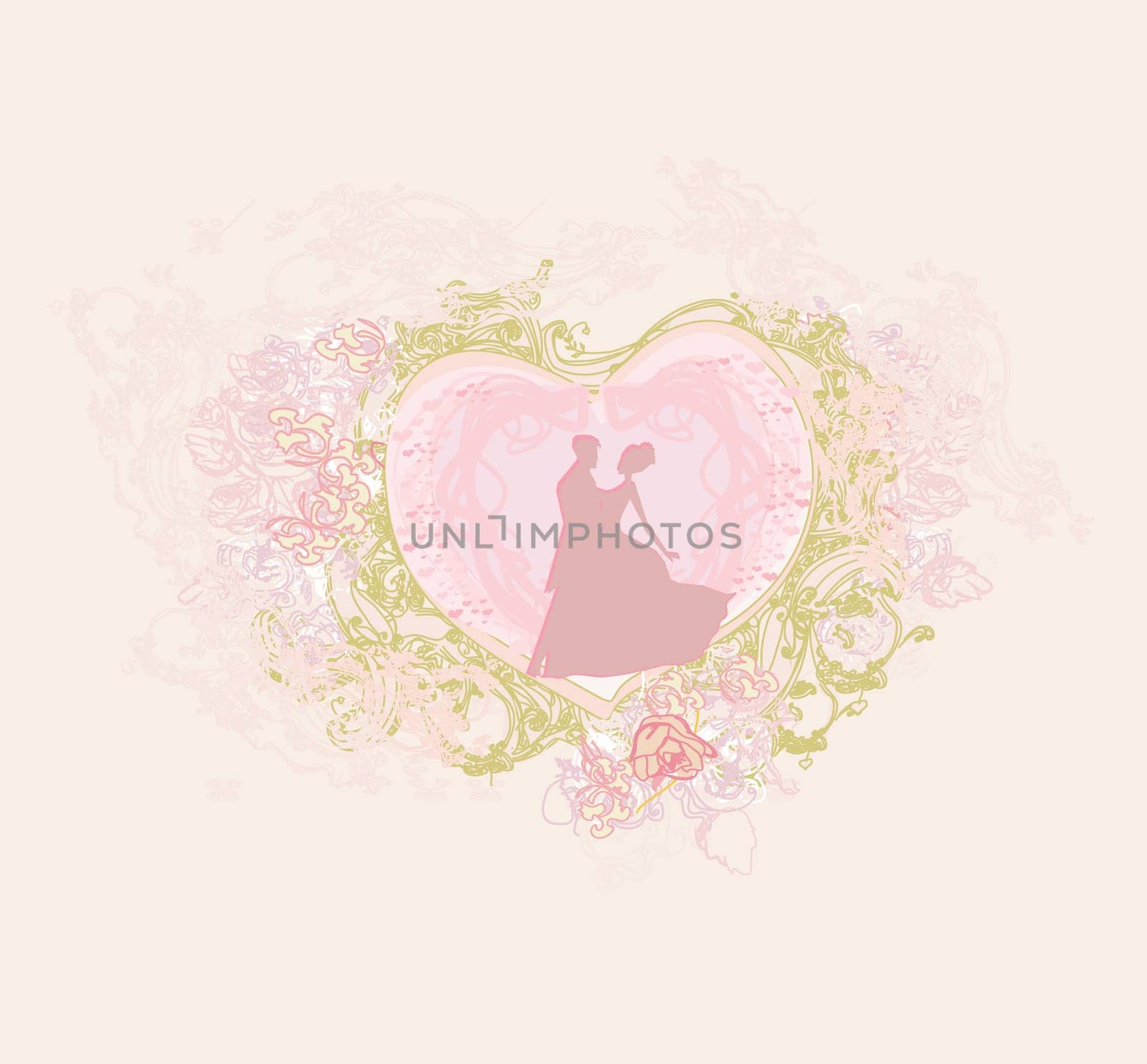 Ballroom dancers - invitation