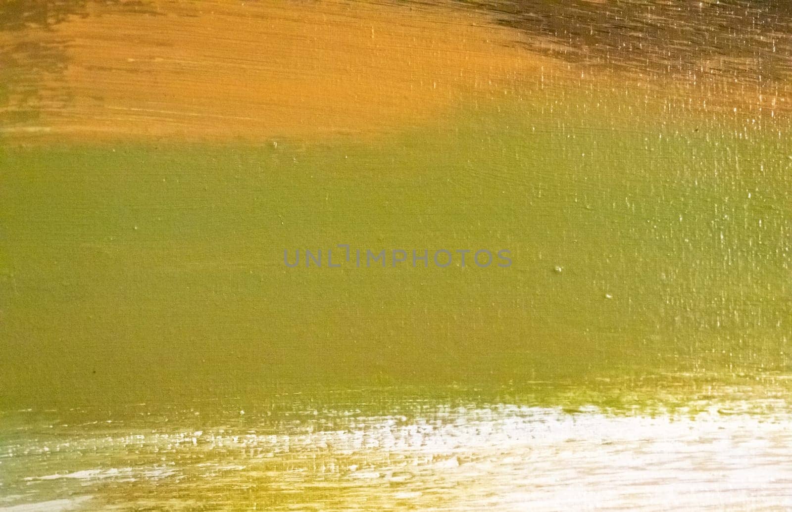 Detail of art. Brown, green and white abstract oil painted background. Oil paint texture. Abstract art background. Oil painting on canvas. Fragment of a work of art. Oil paint stains. Modern Art