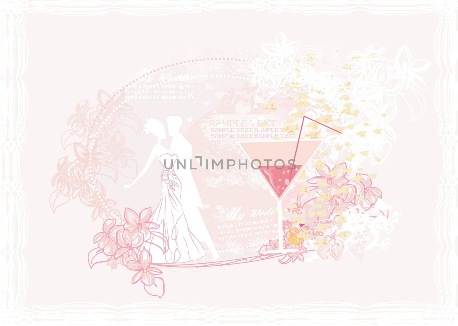 Ballroom dancers - invitation