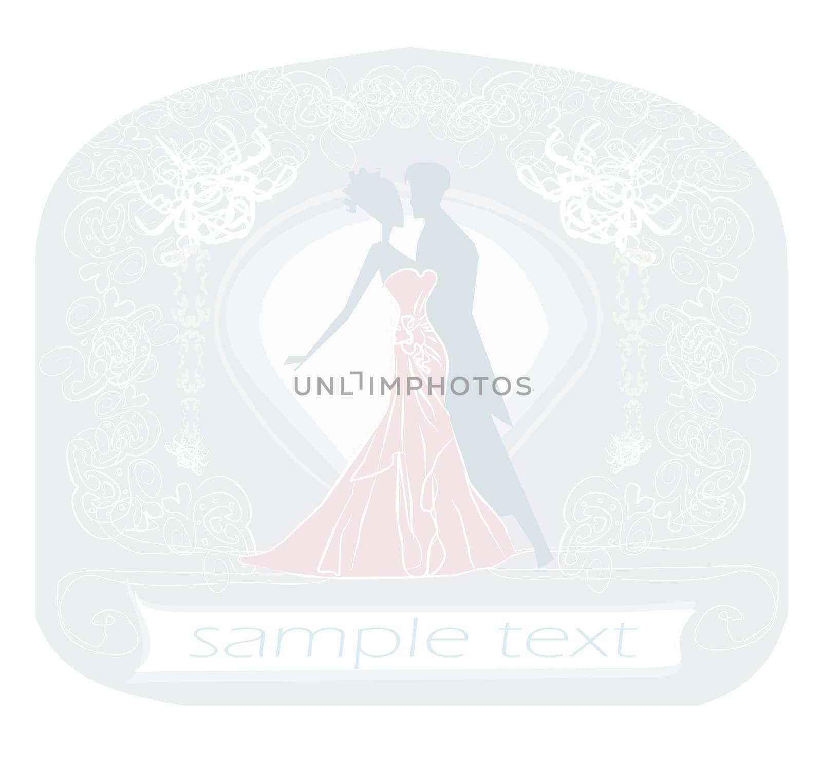 Ballroom dancers - invitation
