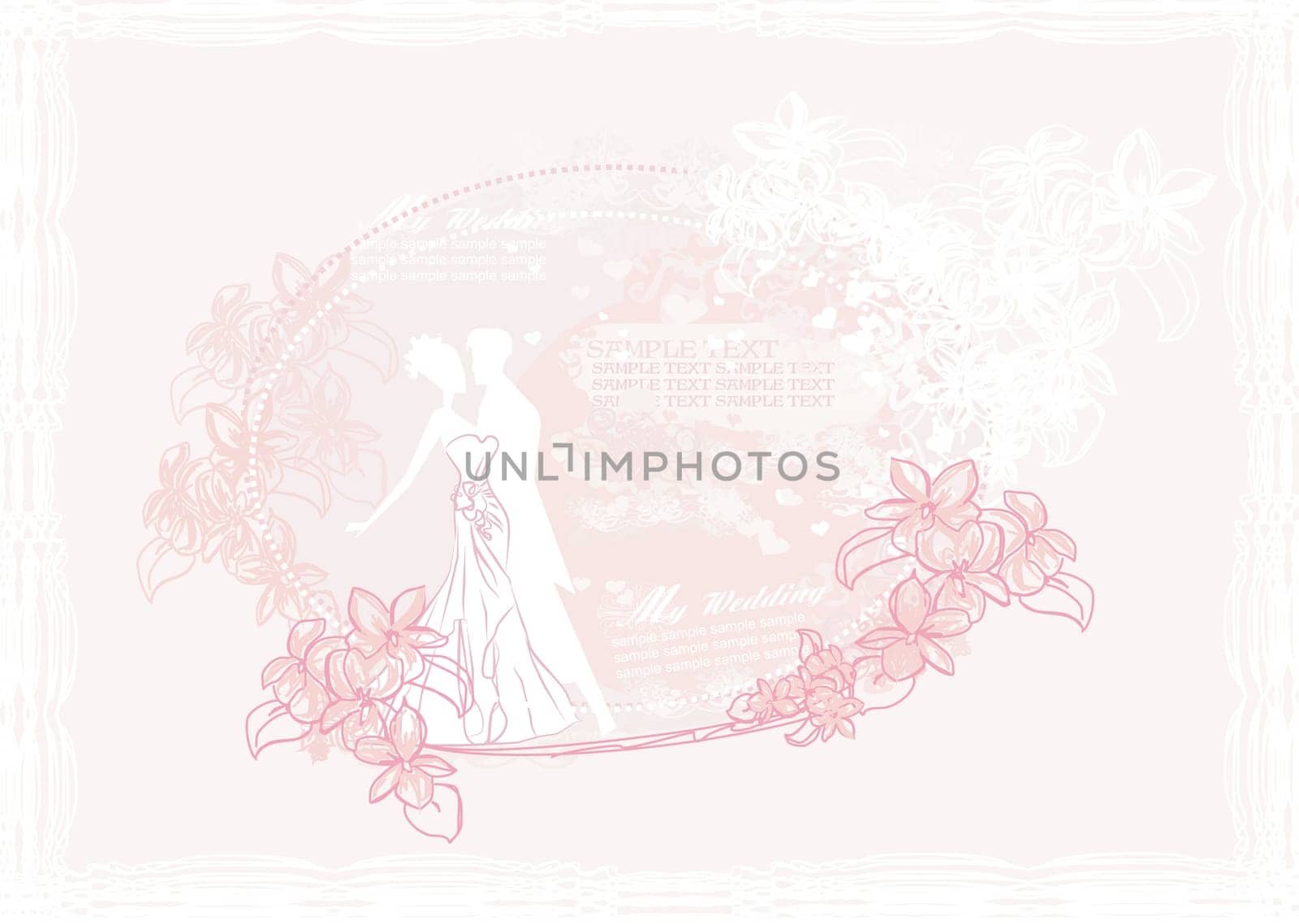 Ballroom dancers - invitation