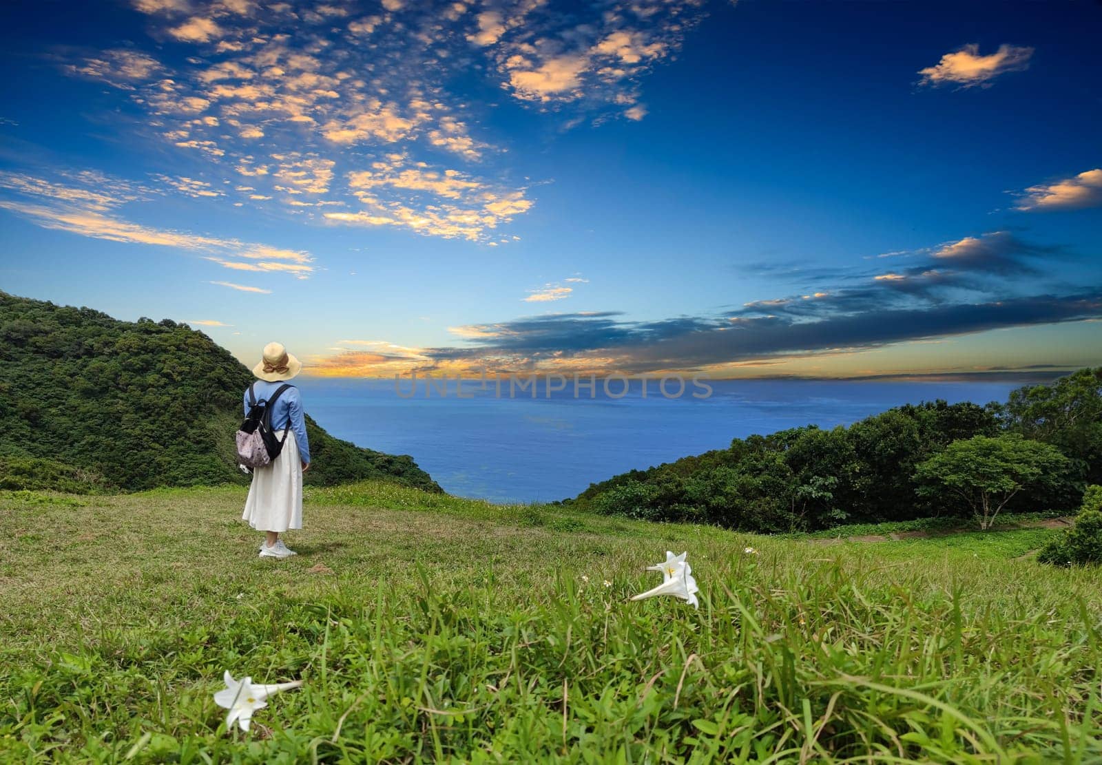 Xuhai Prairie scenic prairie trail Pingtung County,Taiwan