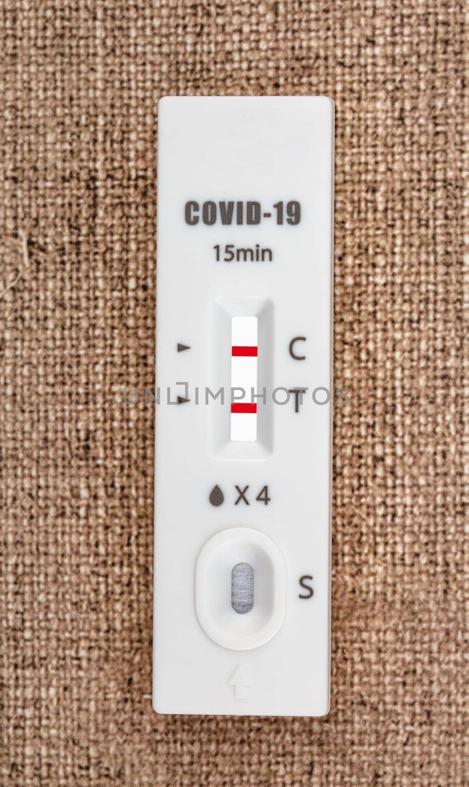 Covid 19 self test shows positive infection
