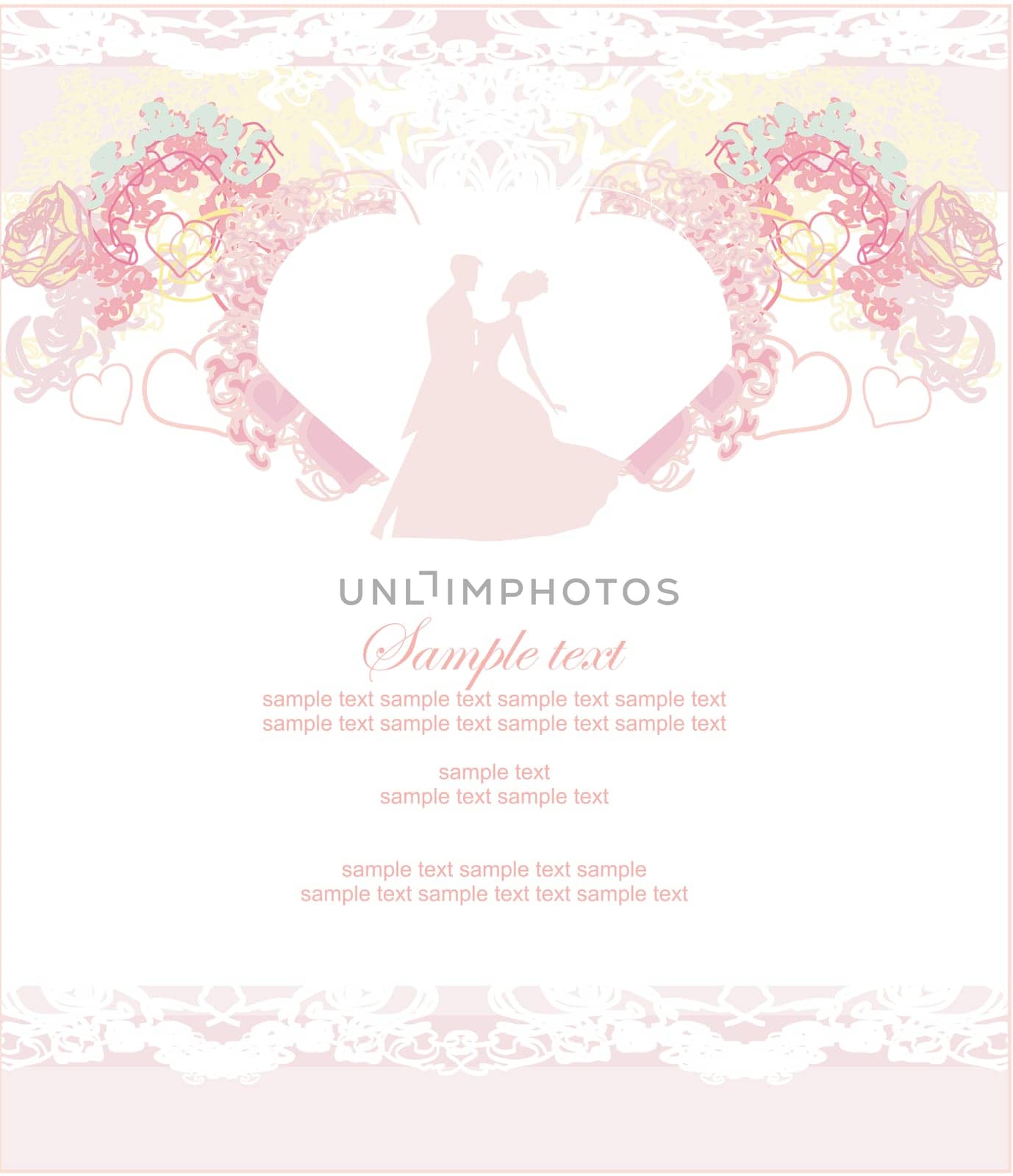 Ballroom dancers - invitation