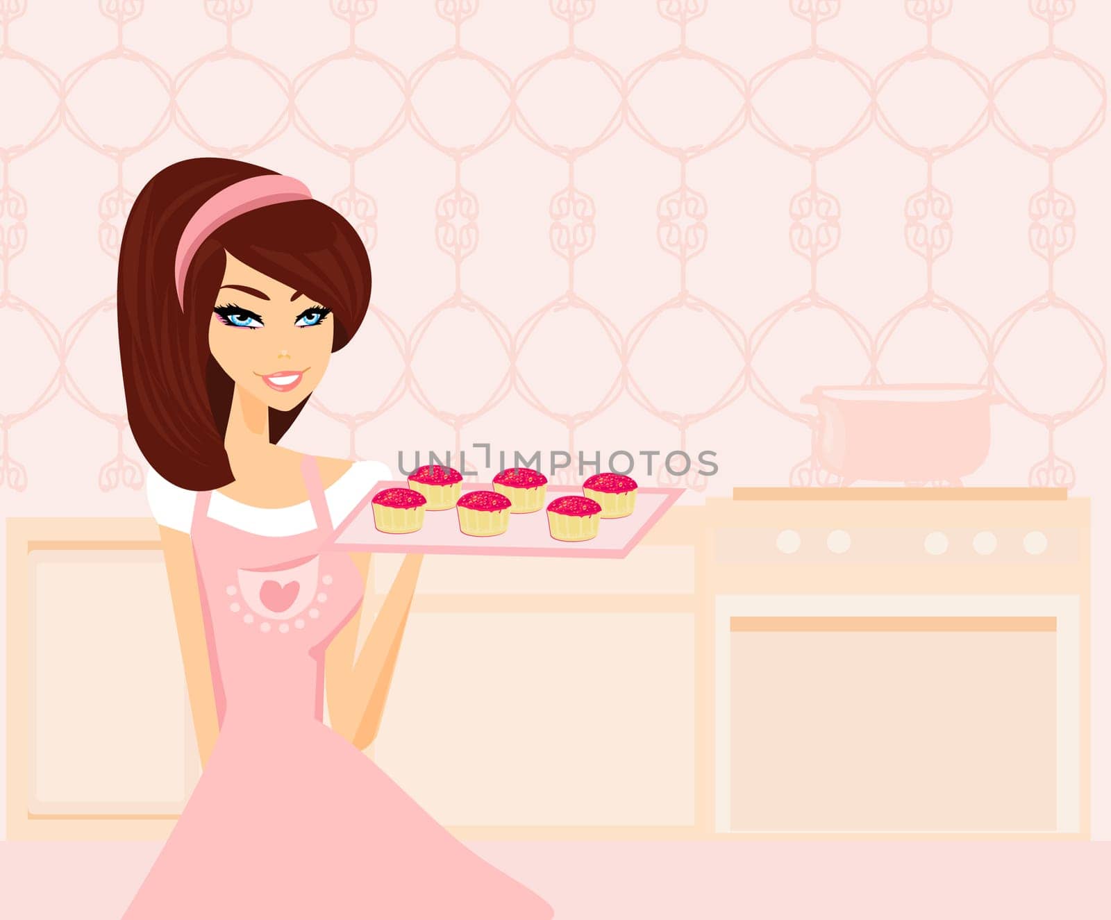 sweet Housewife cooking